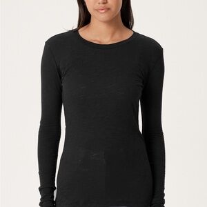 Goldie Signature Slub Black Long Sleeve Tee